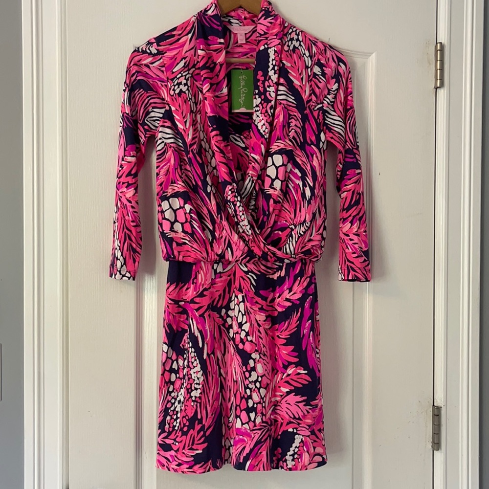 Lilly Pulitzer Felizia Silk Dress “A Jungle In Here”